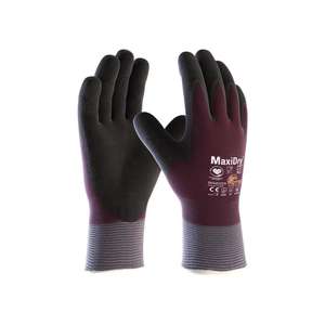 ATG Gant résistant au froid MaxiDry®Zéro™56-451 taille 11 violet/noir EN 388, EN 511 PPE catégorie II nylon avec mousse nitrile - Product Image 1