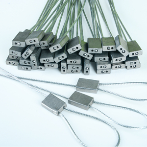 Mã vạch in cái nhìn nối tiếp số làm xáo trộn cảnh báo an toàn có thể điều chỉnh hiển nhiên RFID dài vận chuyển container Dây cáp con dấu - Product Image 1