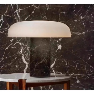 Modern Minimalist Marble Table <b>Lamp</b> E27 <b>LED</b> 220V Switch Control Living Room Bedroom Side <b>Light</b> - Product Image 2