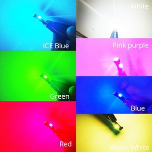 T5 W3W ampoule LED compensée 3030 3SMD pour voiture Auto tableau de bord Instrument de lecture jauge panneau lumineux - Product Image 6