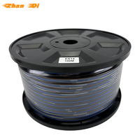 Câble audio professionnel bleu pour haut-parleur de voiture, répartiteur audio 100m/rouleau, conducteur en cuivre plaqué aluminium, garantie 1 an pour Toyota FAW 2019-