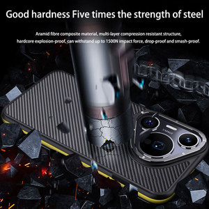 Laudtec Sjk853 Funda de teléfono de fibra de aramida ligera y delgada ultrafina <span class=keywords><strong>a</strong></span> prueba de golpes para Huawei Pura <span class=keywords><strong>70</strong></span> Pro Ultra - Product Image 3