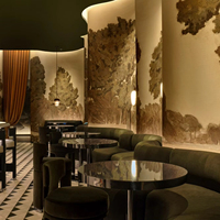 Ensemble de meubles de salle à manger élégants de luxe Chaises en bois modernes de style hôtel 5 étoiles pour la décoration intérieure de restaurant commercial