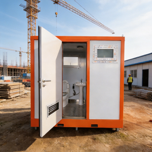 Unità Bagno Prefabbricata Portatile, Blocco Toilette e Doccia in Container Costruito Fuori Sede, Servizi Igienici per Esterni e Giardino - Product Image 1