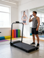 Équipement de gym à domicile unisexe, tapis de course VR durable avec station d'entraînement pectoral, moteur électrique de bonne qualité pour l'entraînement, produit très vendu