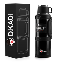 Produk Terlaris Botol Air Stainless Steel Berinsulasi Kapasitas Besar 3.6L/4L dengan Logo Kustom, Kasual 3600/4000ml, Minum Langsung untuk Dewasa