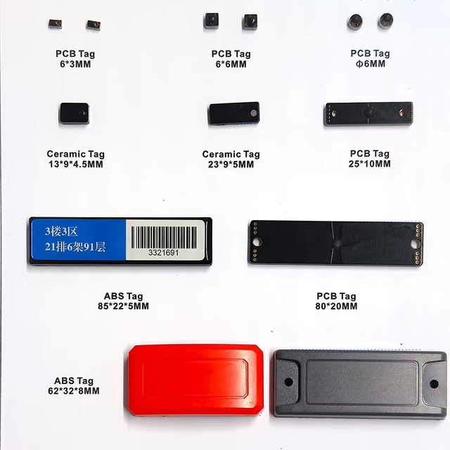 Reusable Industrial RFID Hard Tag RFID Asset Management Tag UHF PCB/ABS/Ceramic/Flexible on Metal Tags Sticker Label RZXRFID