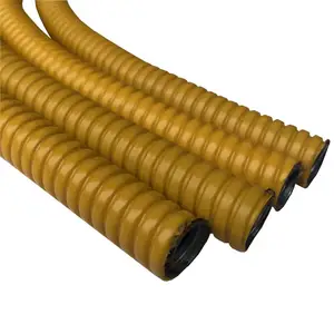 Cable Protection Metal Corrugated Wire Conduit Cable Grey Electrical Corrugated Flexible Pvc Coated Metal Coated Conduit