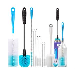 Long Handle <b>Bottle</b> <b>Brush</b> Set Narrow Neck Cleaning Tubes for Lab Wine Decanters Beer Lids Sinks Cap Covers for Cup - Product Image 1