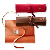 Pochette de rangement électronique en cuir PU, étanche, pour accessoires technologiques, portable, pour voyages, organiseur de câbles