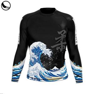 Camiseta de Compresión Unisex para MMA, Protección UPF50, Transpirable, Manga Corta, Ropa Deportiva, Venta al Por Mayor, OEM, Adultos, Spandex Moderno - Product Image 4