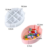 Moule en silicone pour bougie parfumée en forme d'étoile de fraise - Bougie artistique sans gouttes, non toxique et écologique