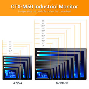 <span class=keywords><strong>Monitor</strong></span> LCD Industri Layar Lebar 10.1 Inci Resolusi 1280*800 dengan Casing Aluminium, Layar Sentuh Kapasitif, Input HD-MI/VGA, DC24V - Product Image 2
