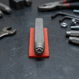 Sello con Diseño de Hoja de Arce de 6 mm, Herramienta de Estampado de Metal Duradera para Joyería, Grabado en Metal, Manualidades DIY | GS1457V - Product Image 3