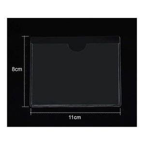 2 pezzi porta-disco fiscale parabrezza auto con titolare di assicurazione adesivo titolare permesso di parcheggio 11x8 cm-auto e moto/ - Product Image 2