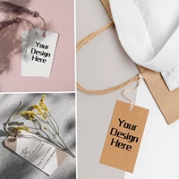 Étiquettes et étiquettes suspendues personnalisées pour vêtements, papier cartonné, impression de logo de marque, étiquettes suspendues pour vêtements, étiquettes oscillantes pour vêtements