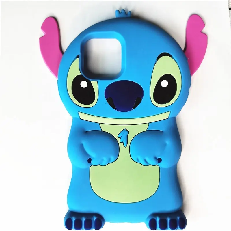 Cartoon Figure For iPhone 12 Pro Max 11 X Xs 7 8 Cartoon Gel Protective Soft Silicone Rubber Phone Case