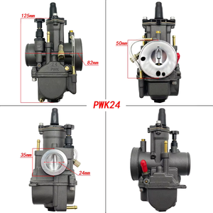 <span class=keywords><strong>Carburador</strong></span> <span class=keywords><strong>Mikuni</strong></span> PWK de Deslizador Plano Personalizado al Por Mayor, <span class=keywords><strong>24</strong></span> 34 mm, Piezas Modificadas para Motocross, Ciclomotor, Dirt Bike, Pit Bike, en Negro y Gris - Product Image 2