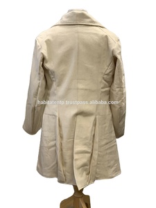 เสื้อโค้ทขนสัตว์สีขาวกลางศตวรรษที่19th ใหม่ล่าสุด1840 S 1870 S เครื่องแบบการทำสำเนา - Product Image 3