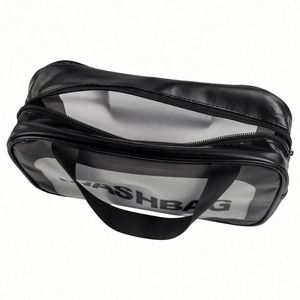 OEM Custom Portable Frosted PVC Toiletry Cosmetic <b>Bag</b> Waterproof <b>Transparent</b> <b>Makeup</b> <b>Bag</b> - Product Image 4
