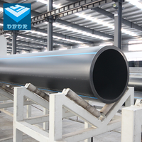 Tuyau PE100 PE 1.6Mpa 630mm 355mm 315mm 250mm 110mm Tube PE/Tuyau d'eau HDPE Liste de prix pour l'alimentation en eau/le dragage