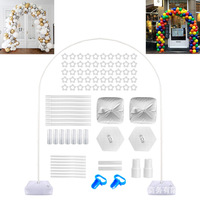 Vente chaude anniversaire cercle ballon support colonne fête ballon en plastique arc Kit pour la fête de mariage arc Supplie décoration