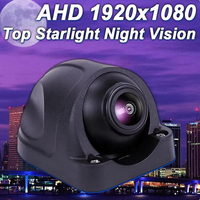 Cámara de Visión Trasera Esférica AHD 720P/1080P con Visión Nocturna Starlight y Ajuste de 360 Grados para Vehículos, Autobuses y Camiones