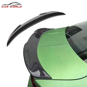 For M3 F80 M4 F82 2014-2018 Body Kit Accessory New Carbon Fiber Rear Spoiler with Tow Hook Tail <b>Wing</b> Back Trunk - Product Image 2