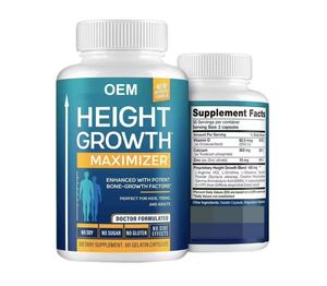 Cápsula maximizadora de crecimiento de altura de calcio de Venta caliente Suplemento de hierbas naturales para adultos y niños Mejora de la fuerza ósea - Product Image 1
