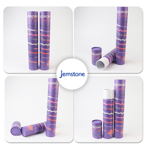 Fábrica física, venta al por mayor, lata de papel, tarro de papel, embalaje de tubo de papel redondo Kraft - Product Image 6