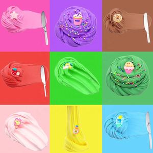 10pcs 6 Colors Fruit Butter Cotton Cloud <b>Slime</b> DIY Kit Air Light Weight Plasticine <b>Set</b> for Ages 5+ - Product Image 6