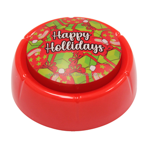 Bouton parlant enregistrable personnalisé DIY avec son musical, buzzer lumineux en plastique et papier, alimenté par piles, cadeaux promotionnels - Product Image 4