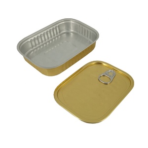 2 pièces Boîte de conserve vide de qualité alimentaire pour thon, poisson, bœuf, sardines, viande, emballage <span class=keywords><strong>en</strong></span> conserve pour aliments pour animaux de compagnie avec couvercle - Product Image 1