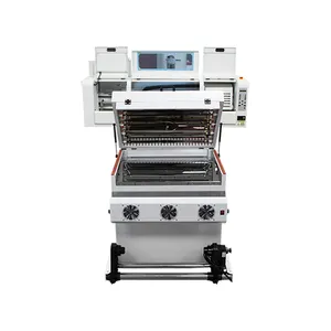 dtf printer t-shirt printing machine 60cm inkjet printers dtf four heads i1600A1 digital printing machine for tshirt printing