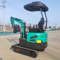 Mini-excavatrice compacte, poids opérationnel 1800 kg, hauteur de déchargement 2490 mm, machines pour cour et jardin