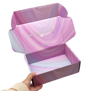 بسعر المصنع هوديز بطباعة قوس قزح صناديق تعبئة فساتين حمالات صدر نسائية ورق تغليف مع بطاقات شحن - Product Image 6