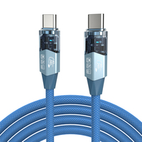 Cable USB 4.0 Maoye con Funda Colorida, 1.2m, 40Gbps, Sincronización de Datos, Carga Rápida de 240W, Conductor de Cobre Estañado, Video 8K, Monitor, Computadora