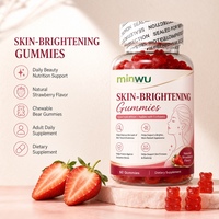 Gummies véganes sans sucre au collagène antioxydant pour femmes, éclaircissantes et blanchissantes pour la peau, anti-âge et beauté pour adultes