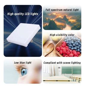 Panel de Luz LED de 20W 30W 45W 60W, Cuerpo de Plástico, Smd2835, 4100K, Blanco Neutro, IP20, Alto Brillo, Ra80, AC85-265V, para Techo de Almacén - Product Image 4