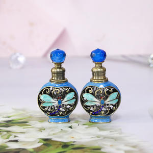 Frascos de Perfume de Vidrio Recargables de 6 ml para Aceites Esenciales y Attar, con Decoración - Product Image 2