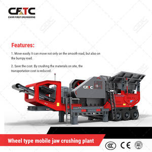 Trituradora de Mandíbulas Móvil Directa de Fábrica China, Remolcable, Primaria, para Hormigón, Roca, Cuarcita, Caliza, Equipo de Cantera, Motor y Rodamientos - Product Image 2