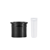 Tête d'irrigation escamotable à buse longue pour coin gauche, zone de couverture 2,7 x 2,8 m, pour pelouse et jardin