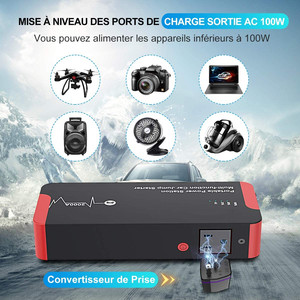 נייד לרכב סוללה קפיצת Starter <span class=keywords><strong>Booster</strong></span> <span class=keywords><strong>Pack</strong></span> כלים חיצוני נייד כוח בנק מטען - Product Image 6