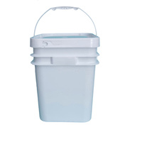 Fût d'emballage en plastique de 10 L, étanche, seau de stockage scellé, recyclable