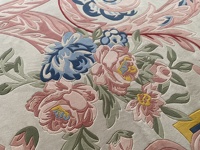 Tapis et carpettes personnalisés en usine tapis en laine touffeté à la main de grande taille tapis floral de luxe avec sculpture à la main