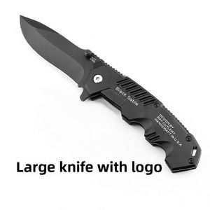Cuchillo Plegable de Acero Inoxidable Personalizable para Exteriores, Mango de Acero, para Camping, Supervivencia, Caza, Soporte OEM Disponible - Product Image 2