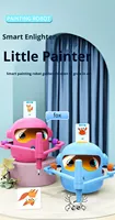 MILI Nouveau robot de dessin intelligent en plastique pour enfants, éducation précoce, dessin automatique, ensemble cadeau pour enfants