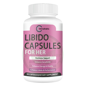 Capsules de libido à base de plantes OEM pour la vitalité des adultes, amélioration de la sensibilité, soutien énergétique, performance et équilibre hormonal - Product Image 1
