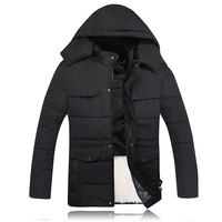 Vestes d'hiver en polaire pour homme, avec capuche amovible, épaisses et chaudes, à fermeture éclair, vente en gros