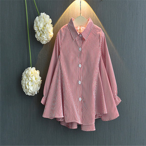 Ropa Infantil al por Mayor, Camisa Casual de Chifón con Logotipo Personalizado Bordado, de Fábrica China - Product Image 1